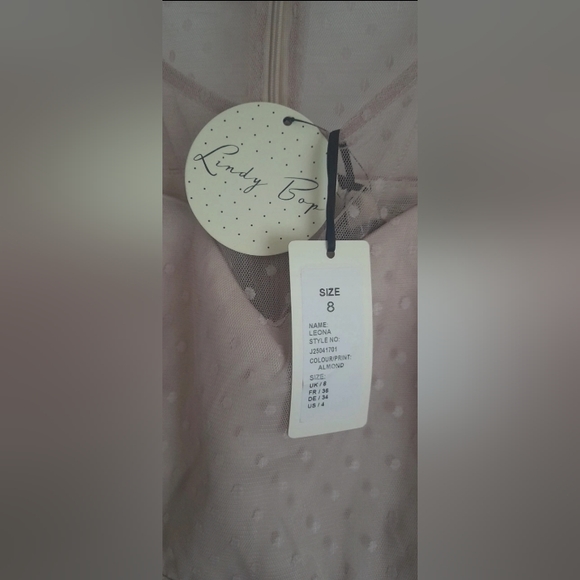 Beautiful lindy bop dress leona  40 50s style size 8 new prom wedding - Picture 6 of 7